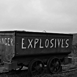 danger explosive coalmine